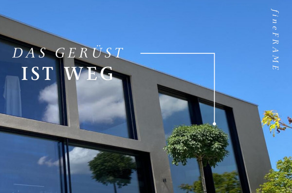 Reigoldswil Master-Haus – das Gerüst ist weg